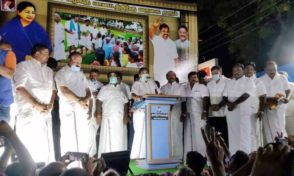 திமுகவின் வாரிசு அரசியலுக்கு முடிவு கட்ட வேண்டும் -முதல்வர் பழனிச்சாமி திமுகவின் வாரிசு அரசியலுக்கு முடிவு கட்ட வேண்டும் -முதல்வர் பழனிச்சாமி