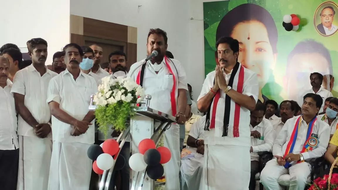 தொண்டாமுத்தூர் தொகுதியில் தேர்தலை நிறுத்த திமுக முயற்சி : வேலுமணி குற்றச்சாட்டு தொண்டாமுத்தூர் தொகுதியில் தேர்தலை நிறுத்த திமுக முயற்சி : வேலுமணி குற்றச்சாட்டு