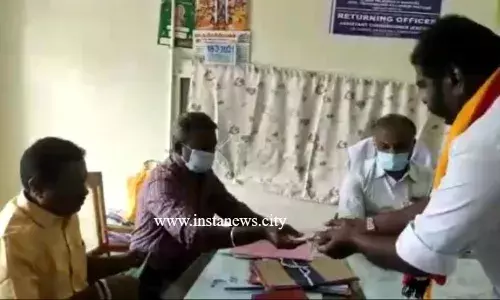 நடிகர் ராஜேந்திரநாத் வேட்புமனு தாக்கல் நடிகர் ராஜேந்திரநாத் வேட்புமனு தாக்கல்