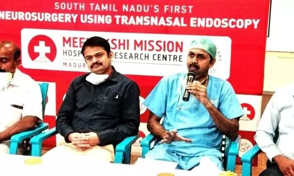 மூளை நரம்பியல் அறுவை சிகிச்சை: மதுரை மீனாட்சி மிஷன் சாதனை மூளை நரம்பியல் அறுவை சிகிச்சை: மதுரை மீனாட்சி மிஷன் சாதனை