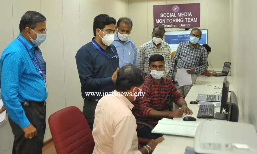 சமூக வலைதள பிரச்சார கண்காணிப்பு அறை திறப்பு சமூக வலைதள பிரச்சார கண்காணிப்பு அறை திறப்பு