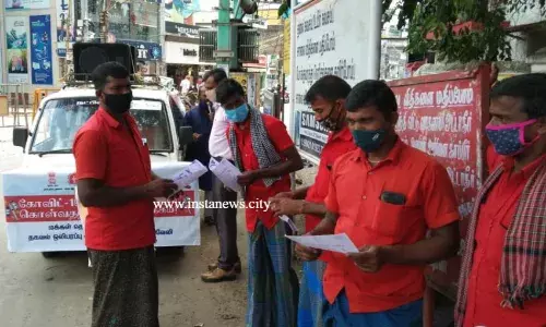 கொரோனா தடுப்பூசி- தொழிலாளர்கள் விழிப்புணர்வு