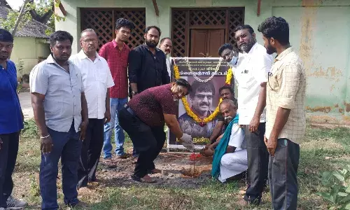 புதுக்கோட்டையில் நடிகர் விவேக் மறைவையொட்டி அஞ்சலி கூட்டம்