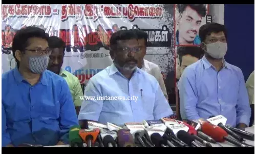 தடுப்பூசி தட்டுப்பாட்டுக்கு பிரதமரே பொறுப்பு-திருமாவளவன் தடுப்பூசி தட்டுப்பாட்டுக்கு பிரதமரே பொறுப்பு-திருமாவளவன்