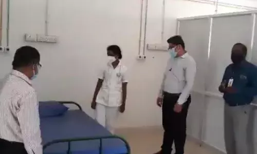 கொரோனா நோயாளிகளுக்கு சிறப்பு வார்டில் சிகிச்சை