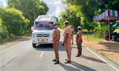 ஊரடங்கின்போது சுழற்சி முறையில் கண்காணிப்பு பணி