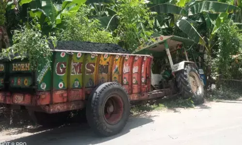 சீர்காழி அருகே கரி ஏற்றி வந்த டிராக்டர் மோதி செவிலியர் உயிரிழப்பு