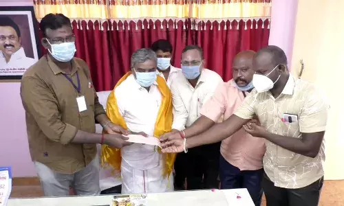 திருவாரூர் எம்எல்ஏவிடம் காசநோய் பணியாளர் சங்கம் மனு
