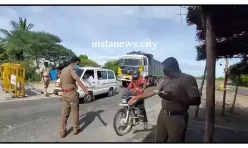 கரூர் மாவட்ட எல்லையில் கட்டுப்பாடு தீவிரம்