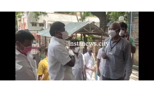 அரசு மருத்துவமனையில் ஆய்வு.