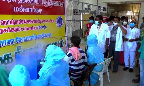 திருவாரூரில் மூலிகை நீராவி சிகிச்சை மையம் திறப்பு
