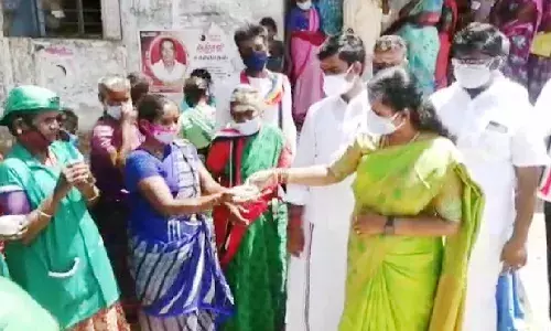 பெரும்பாக்கம் ஊராட்சியில் கொரோனா விழிப்புணர்வு