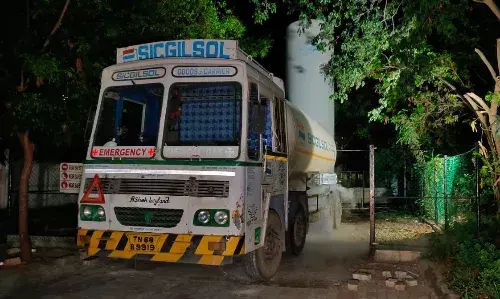 மருத்துவ ஆக்சிஜன் - மருத்துவமனைக்கு வந்தது.