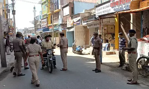 திருப்பத்தூரில் விதிமீறல் 10 கடைகளுக்கு சீல் வைக்க எஸ் பி உத்தரவு