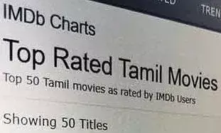 திரைப்படத்துல அதிக ரேட்டிங் பெற்றது 1000 - அதுல 4 தமிழுக்கு