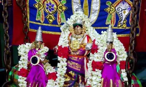 வடுவூர் கோதண்டராமர் 4ம் நாள் வசந்த உற்சவம் : பக்தர்கள் இன்றி நடந்தது
