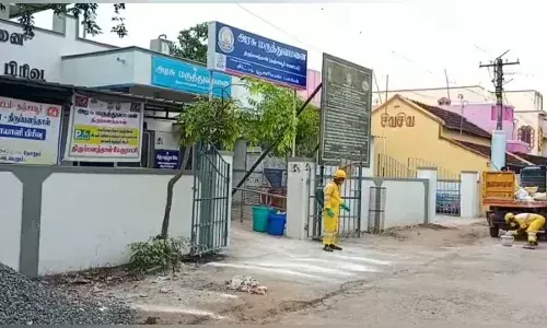 செவிலியர்களுக்கு தொற்று உறுதியானதால்  திருப்பனந்தாள் அரசு மருத்துவமனை மூடல்