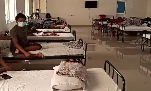 பலே!  காஞ்சியில் தொழிற்சாலை ஓருபகுதியை மருத்துவமனையாக்கிய நிர்வாகம்!