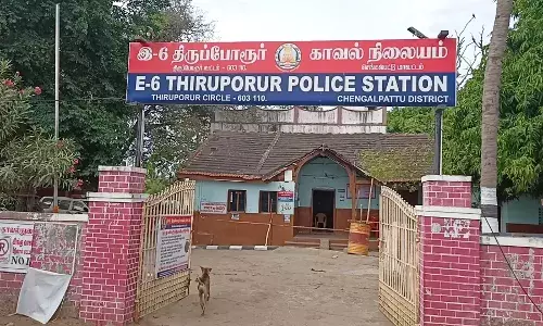 5 போலீசாருக்கு  கொரோனா வைரஸ் தொற்று: திருப்போரூர் காவல் நிலையம் மூடல்!
