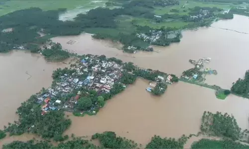 குமரியில்தொடரும் கனமழையால் வீடுகளை சூழ்ந்தது மழை வெள்ளம்.