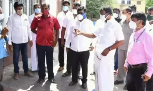 திருமுல்லைவாயில் தகன மேடை: அமைச்சர் சா.மு. நாசர் நேரில் ஆய்வு!