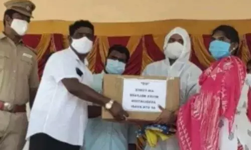 ஆவடி: ஊரடங்கால் வாழ்வாதாரம் இழந்த ஏழைகளுக்கு விமானப்படையினர் நிவாரணம்!