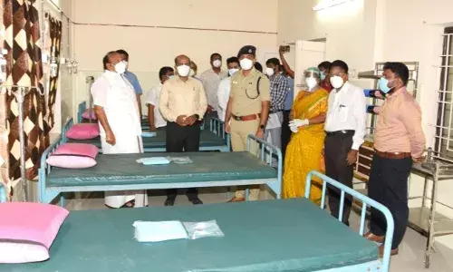 கடலூரில் காவலர்கள் சிகிச்சை பெற புதிய கொரோனா வார்டு