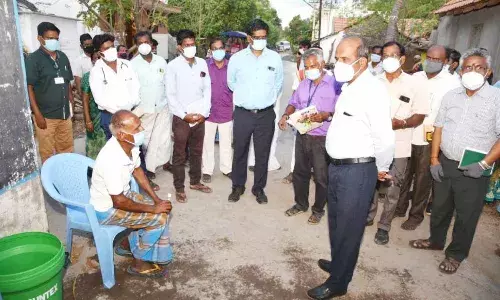 லால்குடி தொகுதியில் காய்ச்சல் பரிசோதனை முகாம், கலெக்டர் ஆய்வு