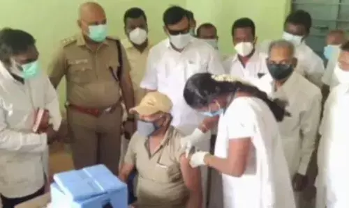 தேர்வழி ஊராட்சியில் கொரோனா தடுப்பூசி முகாம்: எம்எல்ஏ தொடங்கி வைத்தார்!