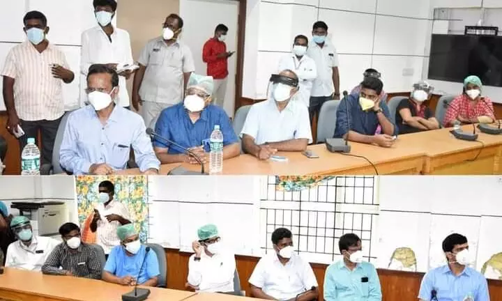 திருவண்ணாமலையில் அரசு மருத்துவக் கல்லூரியில் துணை சபாநாயகர் ஆய்வு திருவண்ணாமலையில் அரசு மருத்துவக் கல்லூரியில் துணை சபாநாயகர் ஆய்வு