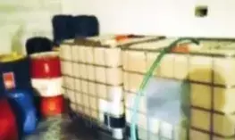 கே.வி.குப்பம் அருகே போலி பெட்ரோல் , டீசல் தயாரிக்கும் ஆலை