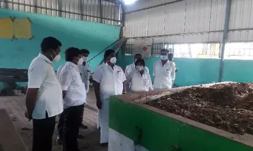 வாணியம்பாடி நகராட்சி குப்பை கிடங்கில் சட்டமன்ற உறுப்பினர் தேவராஜ் ஆய்வு