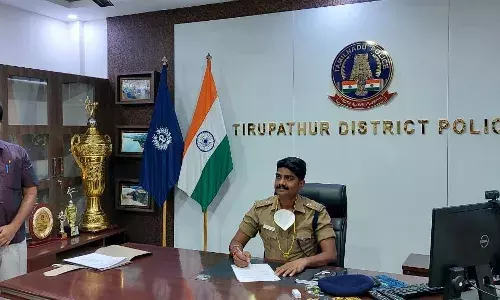 திருப்பத்தூர் மாவட்ட புதிய காவல் கண்காணிப்பாளர் இன்று பொறுப்பேற்றார்