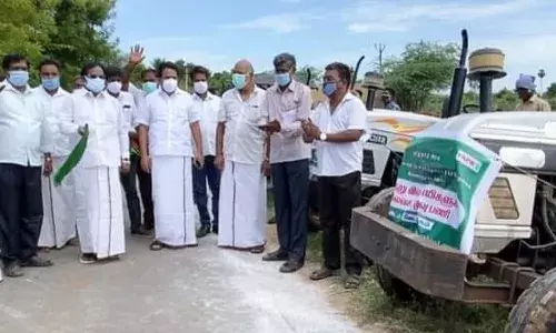 கீழ்பென்னாத்தூரில் விவசாயிகள் பயன்பெறும் வகையில் இலவச உழவு பணி