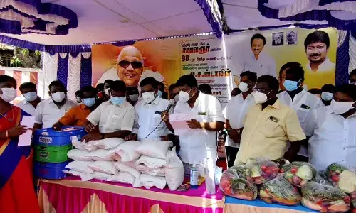 மேப்பூர்: நலத்திட்ட உதவிகளை வழங்கி, தடுப்பூசி விழிப்புணர்வு ஏற்படுத்திய அமைச்சர்!