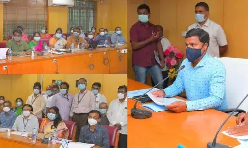 சென்னை: வேலைவாய்ப்பு பயிற்சித்துறை ஆய்வுக் கூட்டம் - அமைச்சர் சி.வி கணேசன் பங்கேற்பு