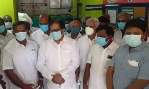 கந்தர்வக்கோட்டை அரசு மருத்துவமனையை ஆய்வு செய்த எம்பி திருநாவுக்கரசர்