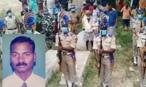 திருவள்ளூர்: மத்திய பாதுகாப்பு படை வீரர் மாரடைப்பால் மரணம்;  அரசு மரியாதையுடன் நல்லடக்கம்!