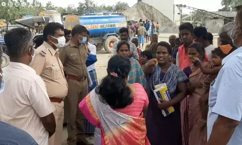 நத்தம் அருகே கல்குவாரி இயக்க மக்கள் எதிர்ப்பு..!