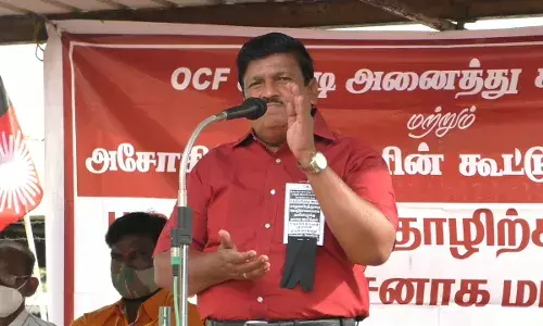 ஆவடி தொழிற்சாலைகளை கார்ப்பரேஷனாக  மாற்ற முயற்சி: தொழிலாளிகள் போராட்டம்