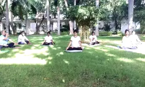சேலம் சோனா கல்லூரியில் சர்வதேச யோகா தினம் கொண்டாட்டம்