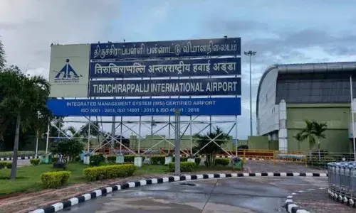 திருச்சி விமான நிலையத்தில்  6 கிலோ தங்கம் சிக்கியது