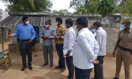 கலவை நியாய விலைக்கடையில் இராணிப்பேட்டை மாவட்ட ஆட்சியர் திடீர் ஆய்வு