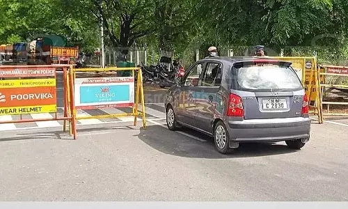 கிரிவலப்பாதையில் போலீஸ் பாதுகாப்பு