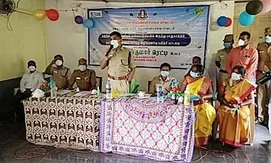 போளூரில் குழந்தைகள் பாலியல் வன்கொடுமை குறித்து  விழிப்புணர்வு
