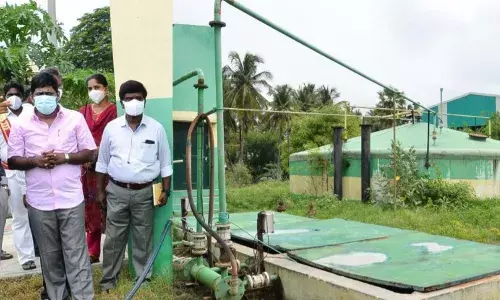 சேலம் மாநகராட்சி உயிரி எரிவாயு அலகில் (பயோகேஸ்) மாநகராட்சி ஆணையாளர் ஆய்வு