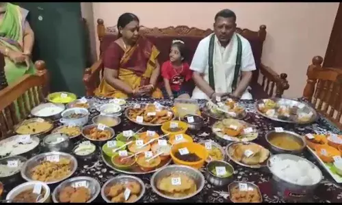 கமுதி: 70வது பிறந்தநாளுக்கு 70 வகையான உணவு விருந்தளித்து அசத்திய குடும்பத்தினர்!