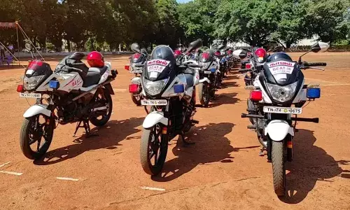 குமரியில் பாக்கெட் கேமராவுடன் காவலர் ரோந்து பணி துவக்கம்