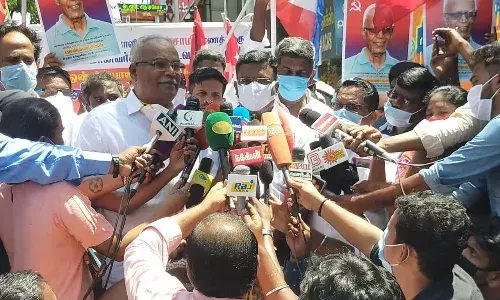 பனகல் மாளிகை அருகே பா.ஜ.க அரசை கண்டித்து ஆர்ப்பாட்டம் பனகல் மாளிகை அருகே பா.ஜ.க அரசை கண்டித்து ஆர்ப்பாட்டம்