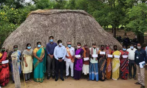 மயிலம் அருகே இருளர் இன மக்களுக்கு நேரில் சென்று பட்டா வழங்கிய ஆட்சியர்